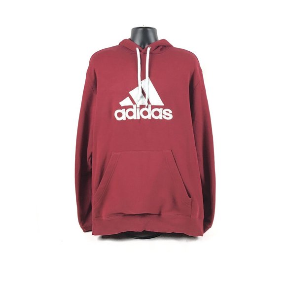 red adidas mens hoodie